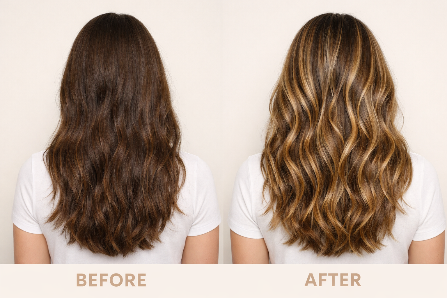 Foils before and after